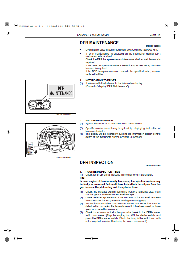 Hino Trucks Repair Manual